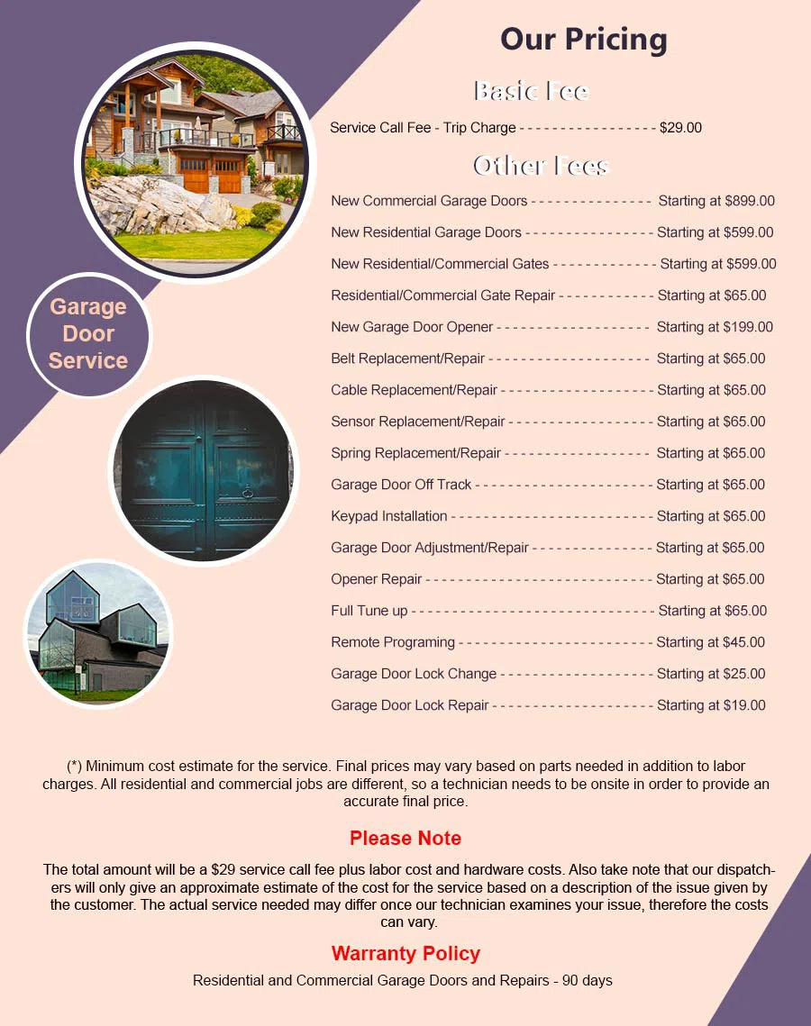 Community Garage Door Service Atlanta, GA 404-475-1880